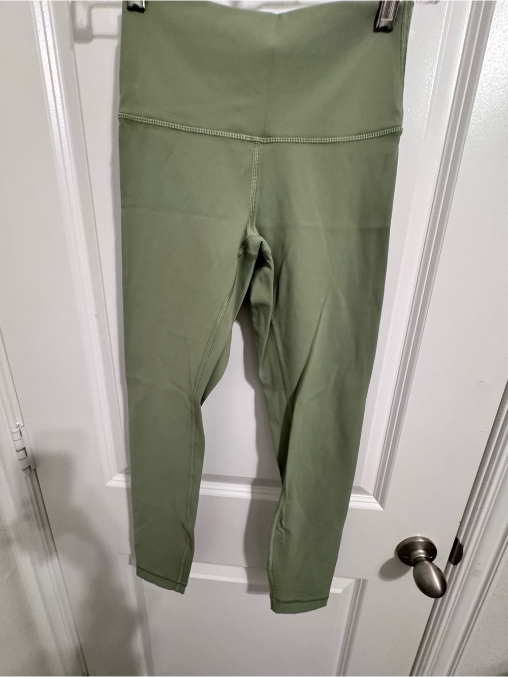Lululemon High-Waist Olive Green Leggings